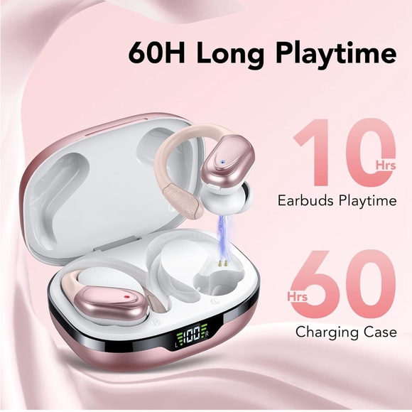 Rose Gold Wireless Earbuds - Picture 8 of 10